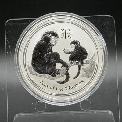 2016 1 oz Silver Perth Lunar Monkey