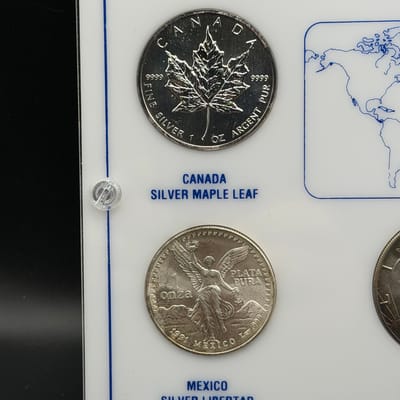 1991 Silver Bullion Coins of the World - additional view