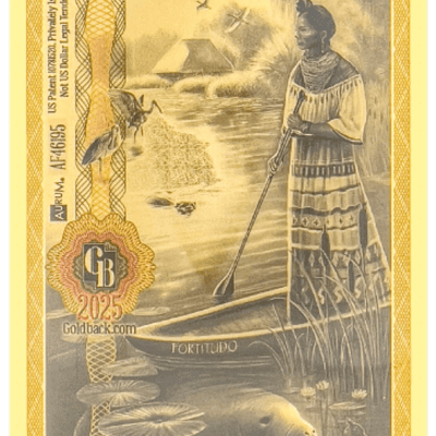 5 x Florida 2 Goldback 1/500 Oz Gold .999 - additional view