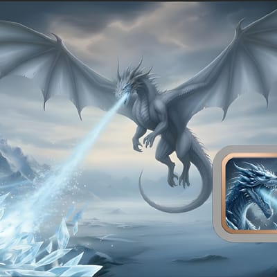 2026 Ice Dragon Double Sided Colorized 1g Copper