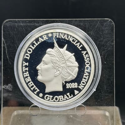 2022 LFDA NORFED Global Liberty 1 oz Silver RD ~B8