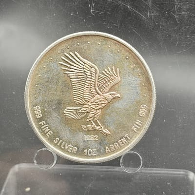 Near Spot: Vintage Monex Int Silver Eagle - additional view