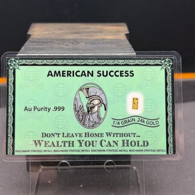 American Success 1/4 Grain Gold 24k 