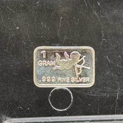 Silver 1 Gram: Cupid  ~ Box B