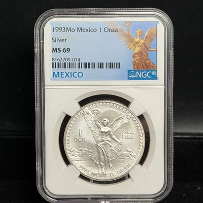 1993 Libertad 1oz BU ~ NGC MS69 