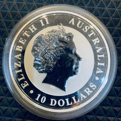 2011 10oz Kookaburra Silver Coin - additional view