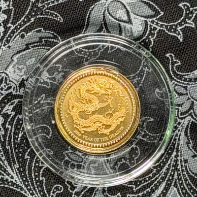 🐉 2024 Year of the Dragon — 1/10 oz Gold Coin