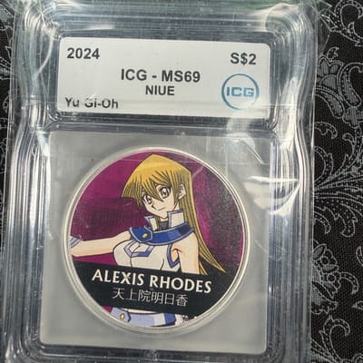  💙 Yu-Gi-Oh! Alexis Rhodes — 2024 1 oz Silver 🃏