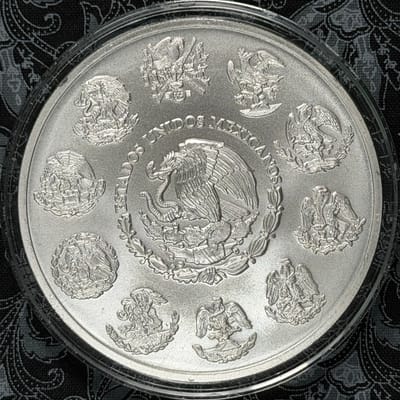 🇲🇽 2022 Mexico 5 oz Libertad Silver Coin - additional view