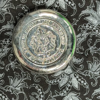 🦁 Scottsdale Mint 5 oz Silver Lion Button