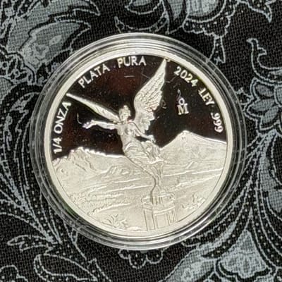 🇲🇽 2024 Mexico 1/4 oz Libertad Silver Coin 🦅