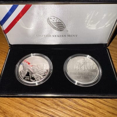 2018 World War I Centennial Silver Dollar & Marine