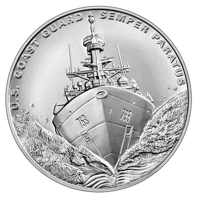 Armed Forces Coast Guard Silver Medal 1 oz US Mint