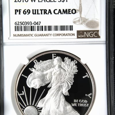 2010-W Silver Eagle NGC PF69 Ultra Cameo Proof