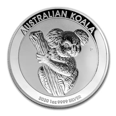 2020 Australia Koala 1 oz Silver Perth Mint GEM BU