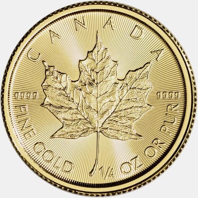 1/4 oz Gold Coin - Random Mint Gem BU - Low Price - additional view