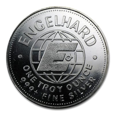 1984 Engelhard Prospector 1 oz Silver Round E Rev