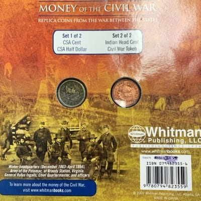 Indian Head Cent of the Civil War Replica Tokens - additional view