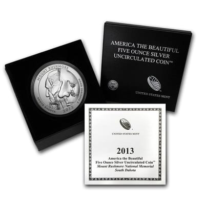 Burnished ATB 5 oz Silver Coin-Random Year Design