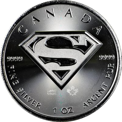 2016 $5 Canada 1oz 9999 Silver DC COMICS Superman