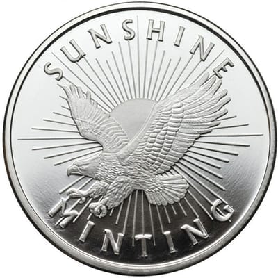 Near Spot -Mixed  1 oz Silver .999 Fine Rounds  - additional view