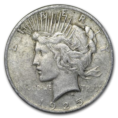 FREE  SHIPPING  Peace Dollar 90% Silver .7734 oz
