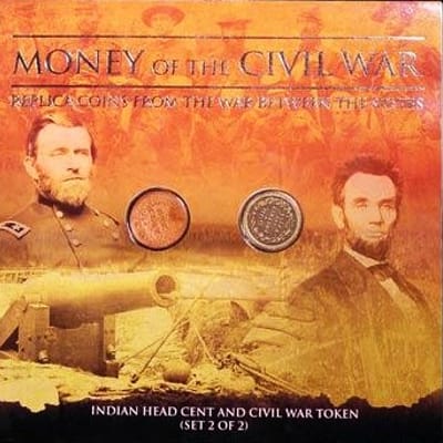 Indian Head Cent of the Civil War Replica Tokens