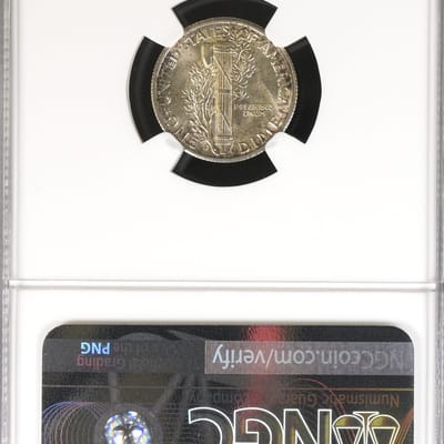 1945-S Mercury Silver Dime High Grade NGC MS66 ! - additional view