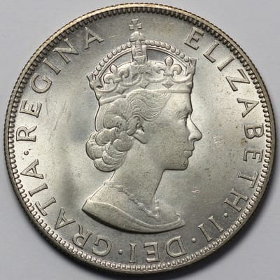 Bermuda 1964 1 Crown KM# 14 Unc. World Silver Coin - additional view