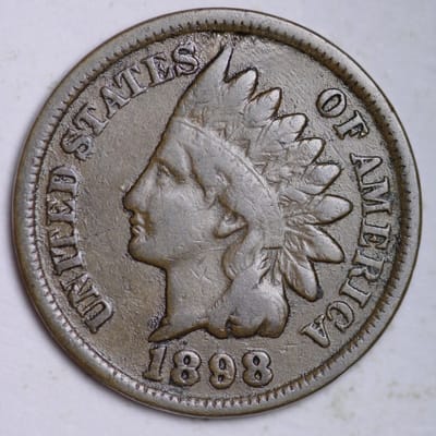 1864-1909 Indian Head Cents Average Circulated - additional view