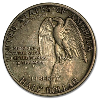 1925 Stone Mountain 90% Silver Half Dollar Commem - additional view