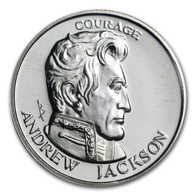 ½ oz .999 Silver Liberty Lobby - Andrew Jackson 