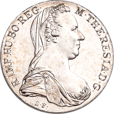 1780 Maria Theresa Thaler .7571 oz Silver  - additional view