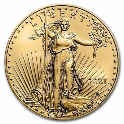 1 oz American Gold Eagle $50 ( Random Year ) BU - additional view