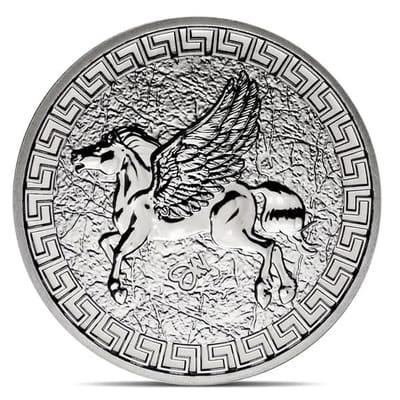 2023 St Helena-Pegasus- 1oz Silver Coin King BU