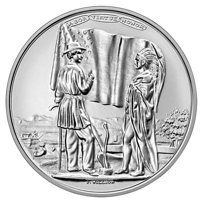 US Mint 1 oz Silver Medal President Milard Filmore