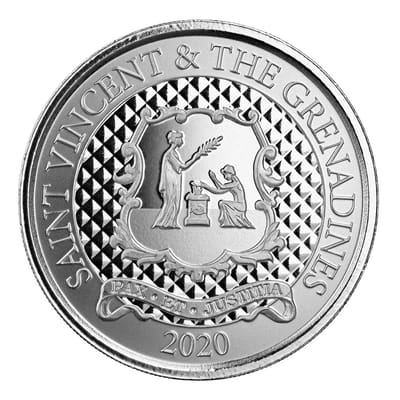 2020 St. Vincent & Grenadines Coat of Arms Silver 