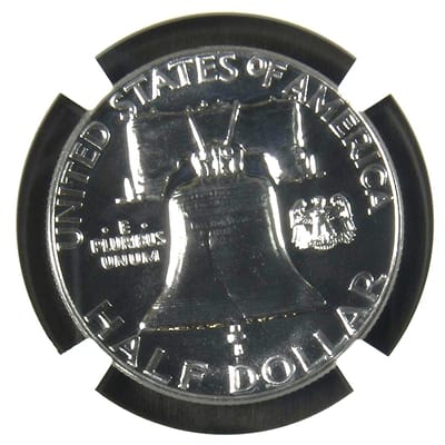 1957 Franklin Silver Half Dollar NGC Proof-69 !! - additional view