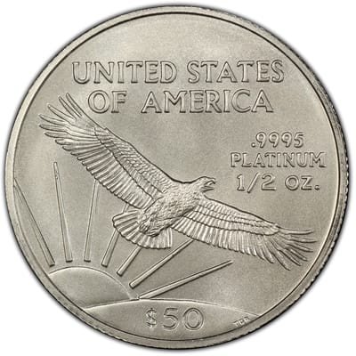 2005 American Platinum Eagle $50 .9995 Platinum BU - additional view