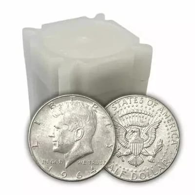Lot of 20 - 90% Silver - 1964 Kennedy Half Dollars