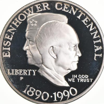 Under-Melt $1 Face 90% Silver Commemorative Coin