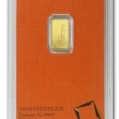 1 gram Gold Bar - Valcambi (Carded) - additional view