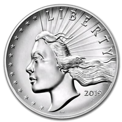 2019-P 2.5 oz Silver American Liberty High Relief  - additional view