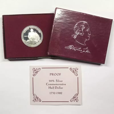 1982-S George Washington Silver Half Dollar Proof