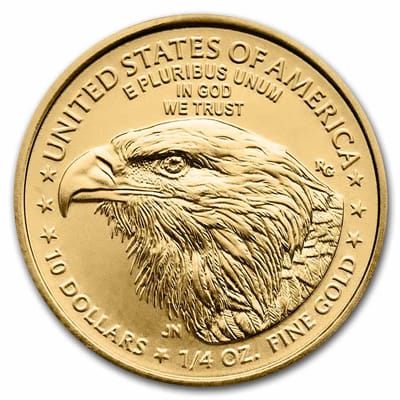 $10 Gold American Eagle 1/4 oz Gold Bullion BU
