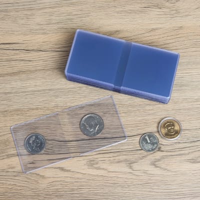 2x2 Coin Flips – Double Pocket Vinyl Holders - 200 - additional view