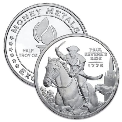 Mixed designs 1/2 Silver Rounds .999 Fine Silver - additional view