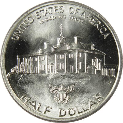 1982-D George Washington Silver Half Dollar - BU - additional view