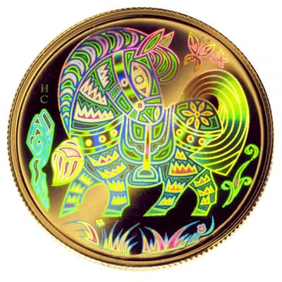 2002 Canada Gold $150 Horse-Hologram, w/Box & COA - additional view