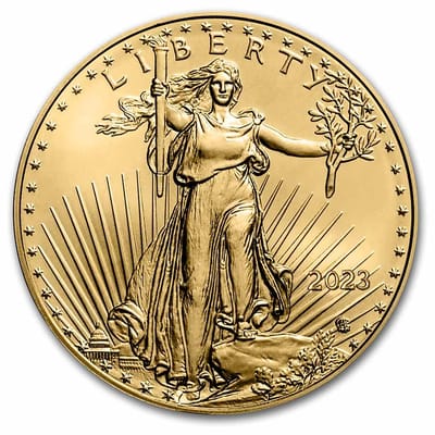 * SALE * $5 Gold 1/10 oz Gold Eagle Bullion Coin